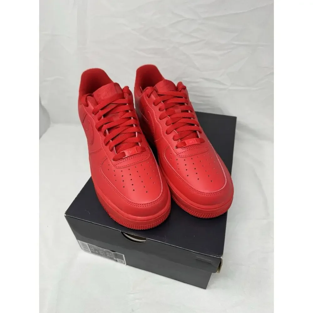 Nike Air Force 1 Low '07 LV8 1 'Triple Red' Men's CW6999-600 Men’s 10 New